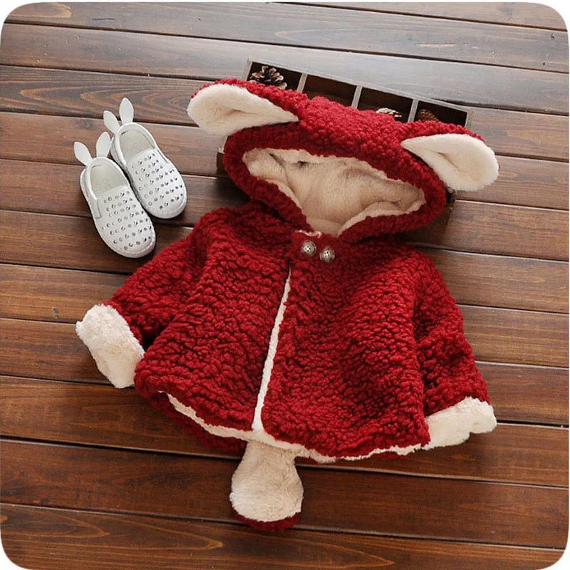 

VFOCHI 2019 Baby Girl Coat Winter Children Clothing Thick Cute Wool Coats Toddler Girls Clothes Outerwear Baby Girl Wool Coats