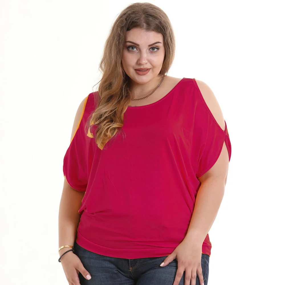 Женская футболка с рукавом летучая мышь в европейском и американском стиле |