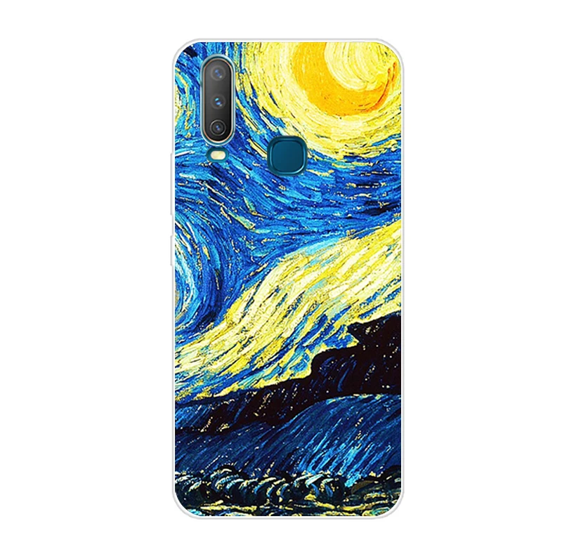 Хаки 6,35 ''для Vivo Y17 Y15 Y 12 y 3 чехол мягкий TPU телефон крышка для Vivo Y 17 Y 15 Y 12 y 3 задняя крышка чехол силиконовый Coque Cool Funda - Цвет: Хаки