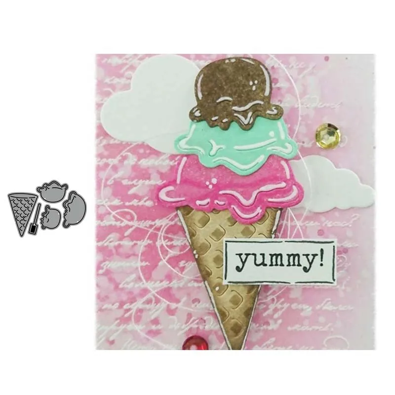 

Ice cream metal cutting, embossing knife die, DIY card cutting, paperboard processing, punching die