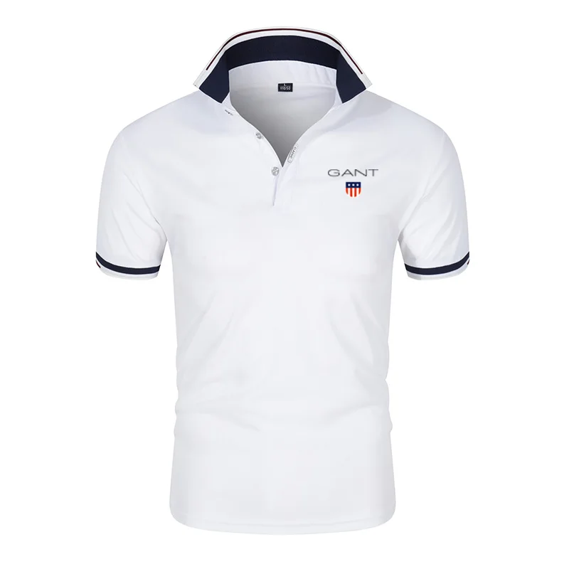 

2021 Spot New Men's Summer Short Sleeve Polo Shirt Men's Fashion Casual Business Lapel Polo Singlet Casual Classic M-XXXXL