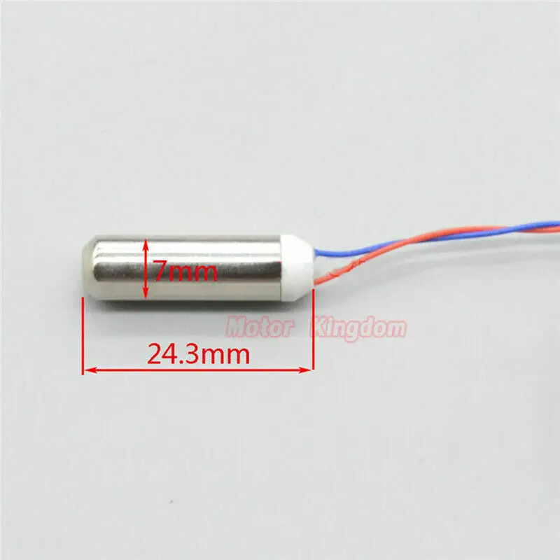 Мини крошечный 7 мм Водонепроницаемый тигельные Вибрационный Мотор DC 1 5 V 3V