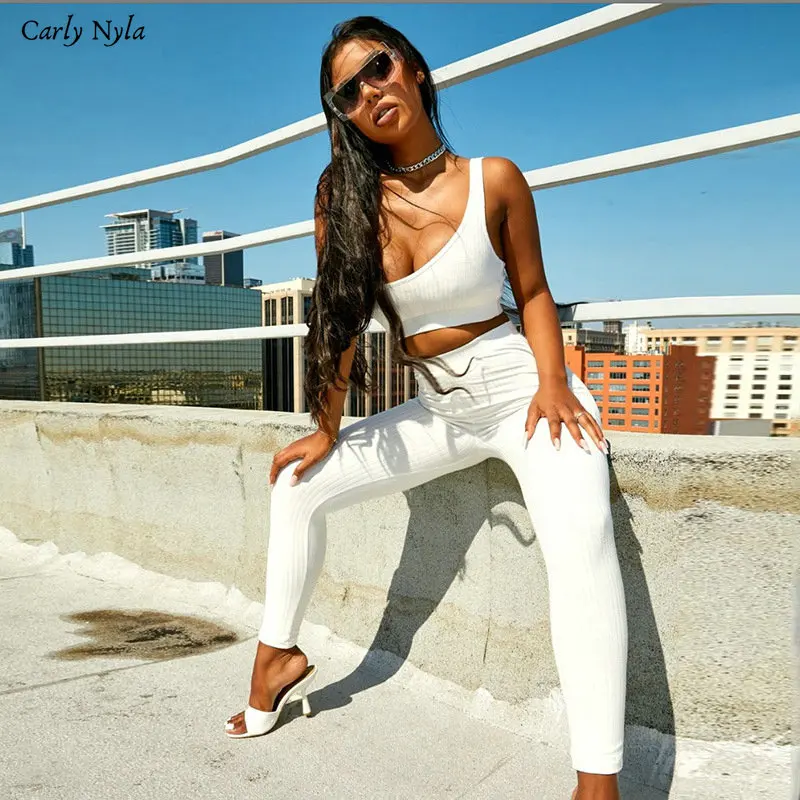 CarlyNyla женский спортивный костюм для фитнеса комплект из 2 предметов тонкий