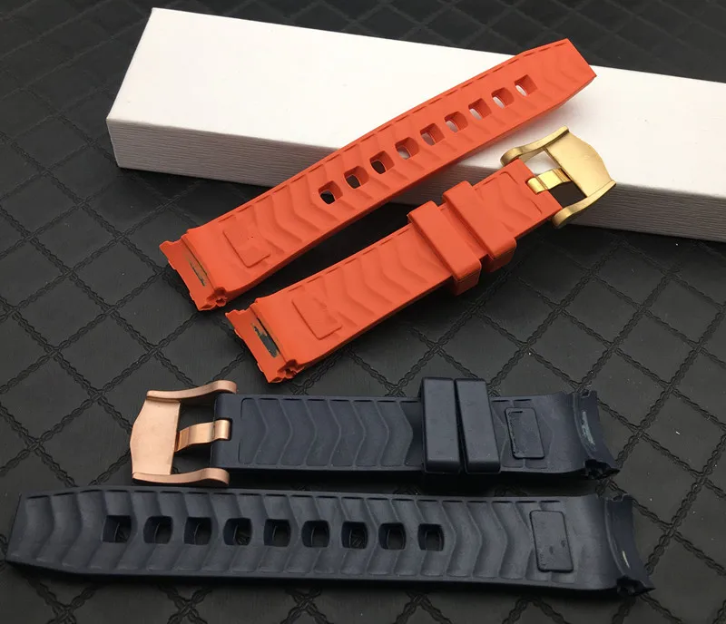 Ремешок силиконовый мягкий для часов 20 мм импортный браслет из песчаника AT150