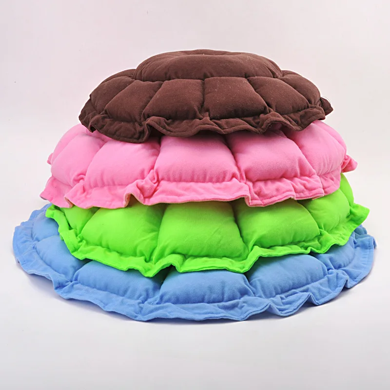

1pc A Round Pet Kennel Pumpkin Nest Adjustable PP Cotton Dog Bed Cat Kitten Sleeping Cushion Warm 2 Using way Teddy Chihuahua