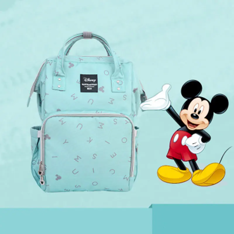 11-9 Disney Микки детские Usb пеленки мешок мода большой емкости Мумия Материнство мешок многофункциональный Путешествие в мумию коврик для коляски подгузник мешок - Цвет: 11-9
