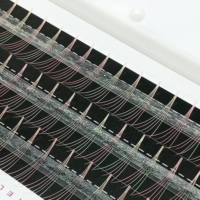 Новые 5D объемные разноцветные красные ресницы для наращивания центральный