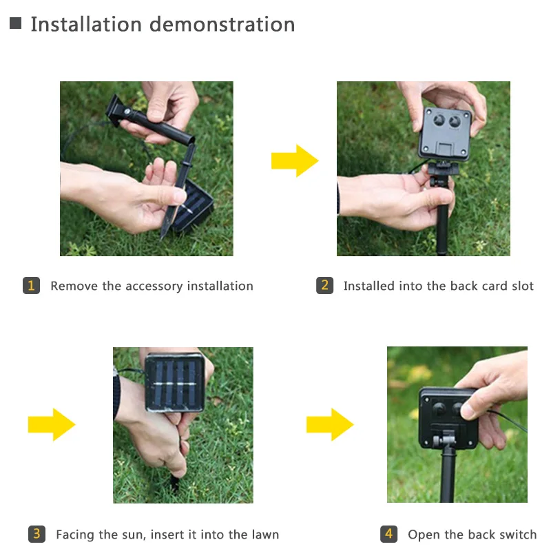 Уличная светодиодная гирлянда на солнечной батарее 5 м 10 20 мигающие лампы 100/200