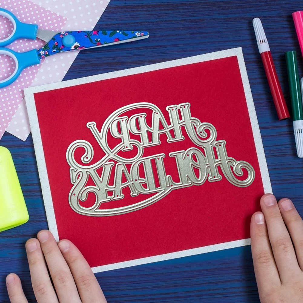 1pc Letter Metal Cutting Dies Stencil Template Die Cut for DIY Scrapbooking Album Invitation Embossing Art Crafts | Дом и сад
