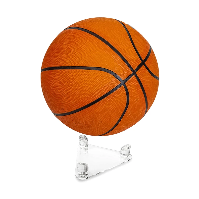 

Acrylic Ball Stand - Holds Footballs, Basketballs Volleyballs Or Soccer Balls Display Stand