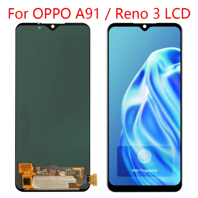 

4" Super AMOLED / TFT for Oppo A91 PCPM00 CPH2001 CPH2021 LCD display touch screen digitizer assembly for Oppo Reno 3 LCD