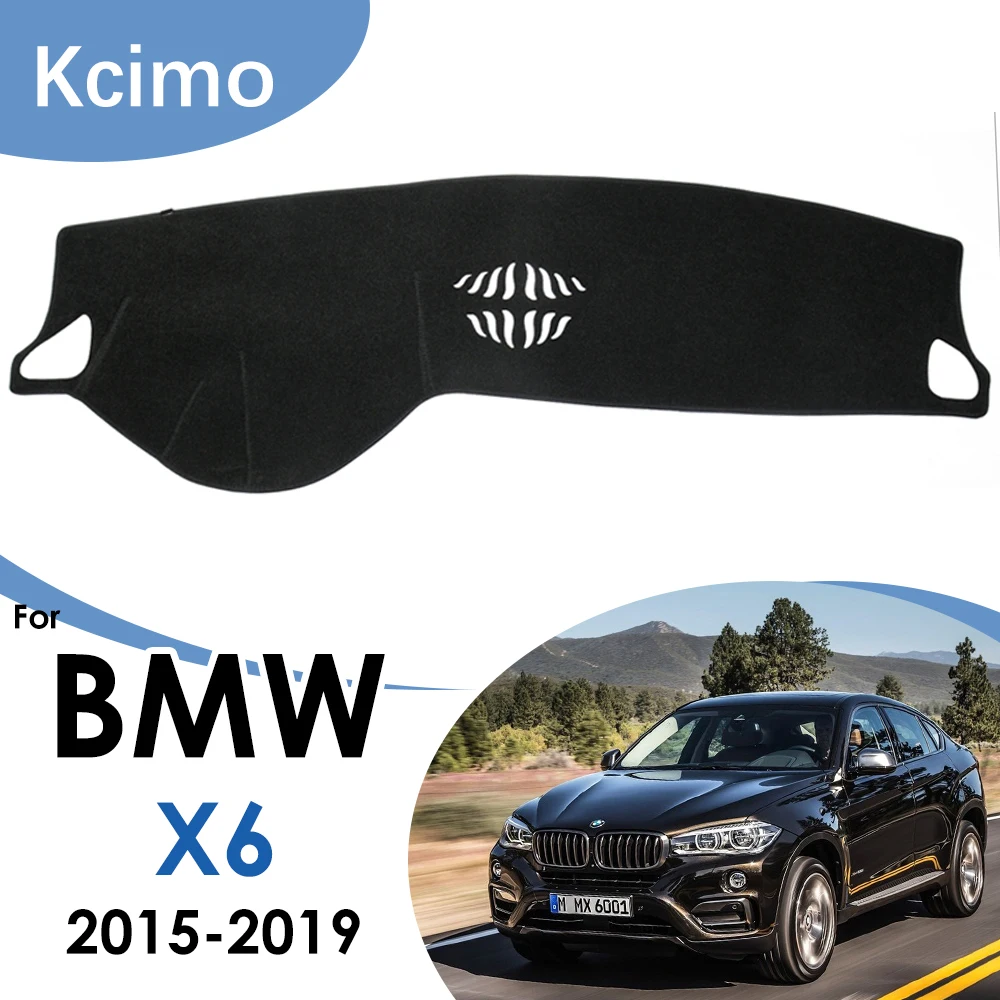 

for BMW X6 F16 2015 2016 2017 2018 2019 Car Dashboard Cover Dashmat Avoid light Sun Shade Carpet Car Accessories
