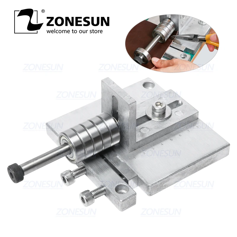 ZONESUN кожаный режущий ремень для инструментов Режущий Станок станок сумки ручка