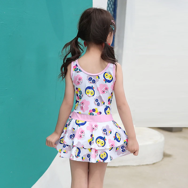 Купальный костюм с воланами юбка цельный детский купальный для детей боди