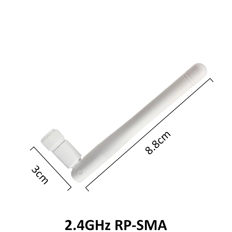 GRANDWISDOM 5pcs 2.4G antenna 3dbi sma female wlan wifi 2.4ghz antene pbx iot module router tp link signal receiver antena