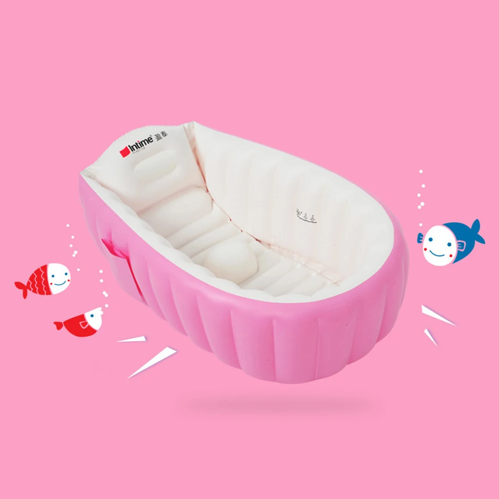 

Baby Inflatable Bathtubs Folding Shower Tubs Newborn Bath Tub Bath Wash Barrel Household Baby Care Accessaries Supplies
