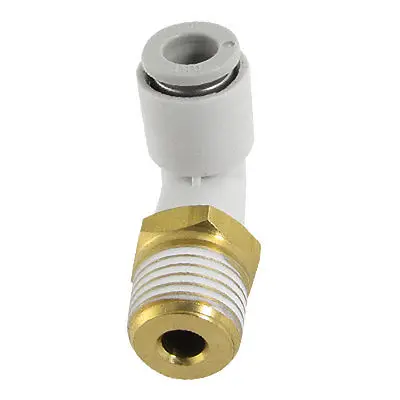 6 мм OD труба до 13 Наружная резьба Пневматический быстрый соединитель локоть