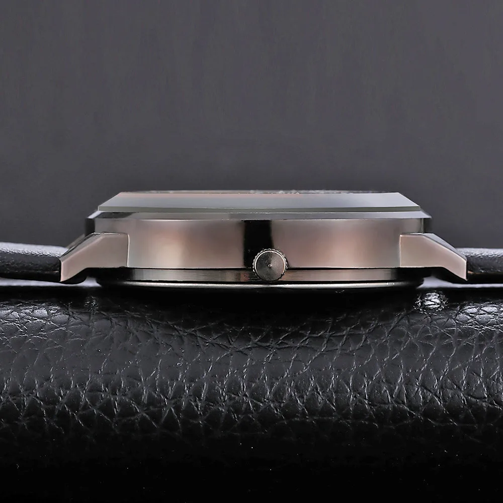 Наручные женские мужские часы из нержавеющей стали сетчатые на ремешке со