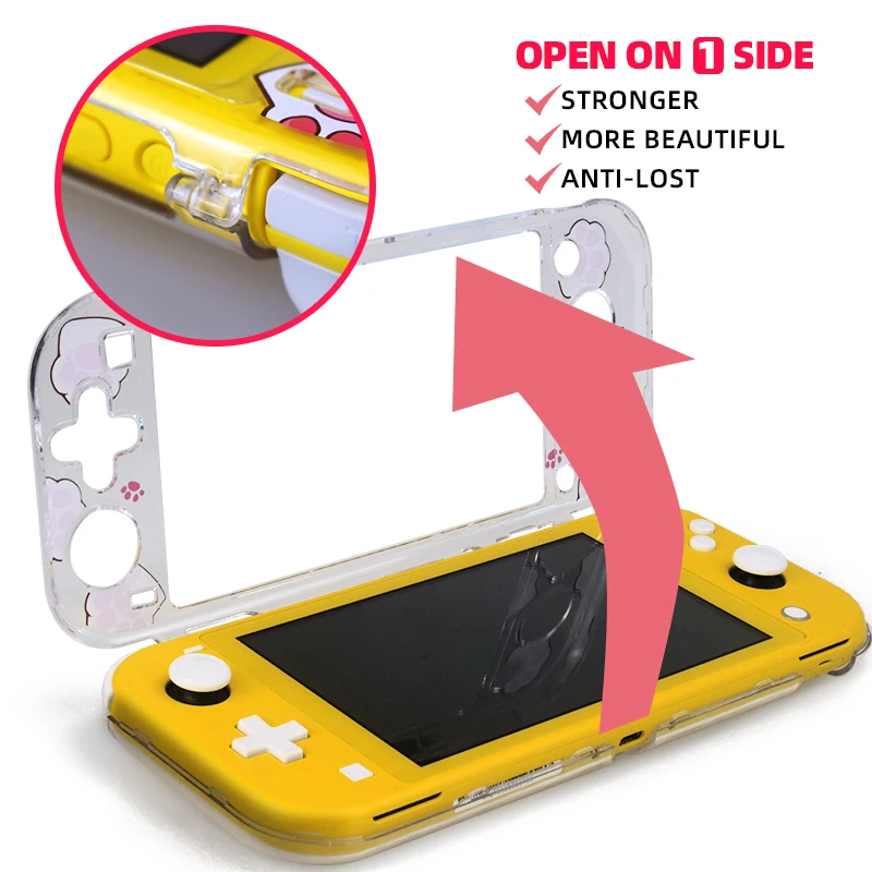 Защитный чехол DATA FROG совместимый с консолью Nintendo Switch Lite в виде кошачьей лапы