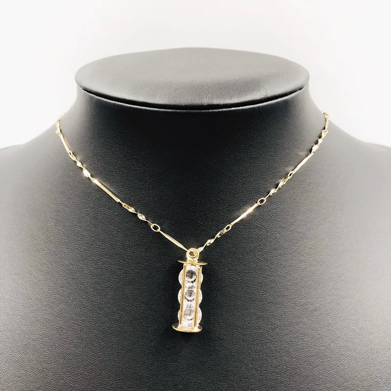 Модное креативное многослойное ожерелье в богемном стиле Хрустальная подвеска