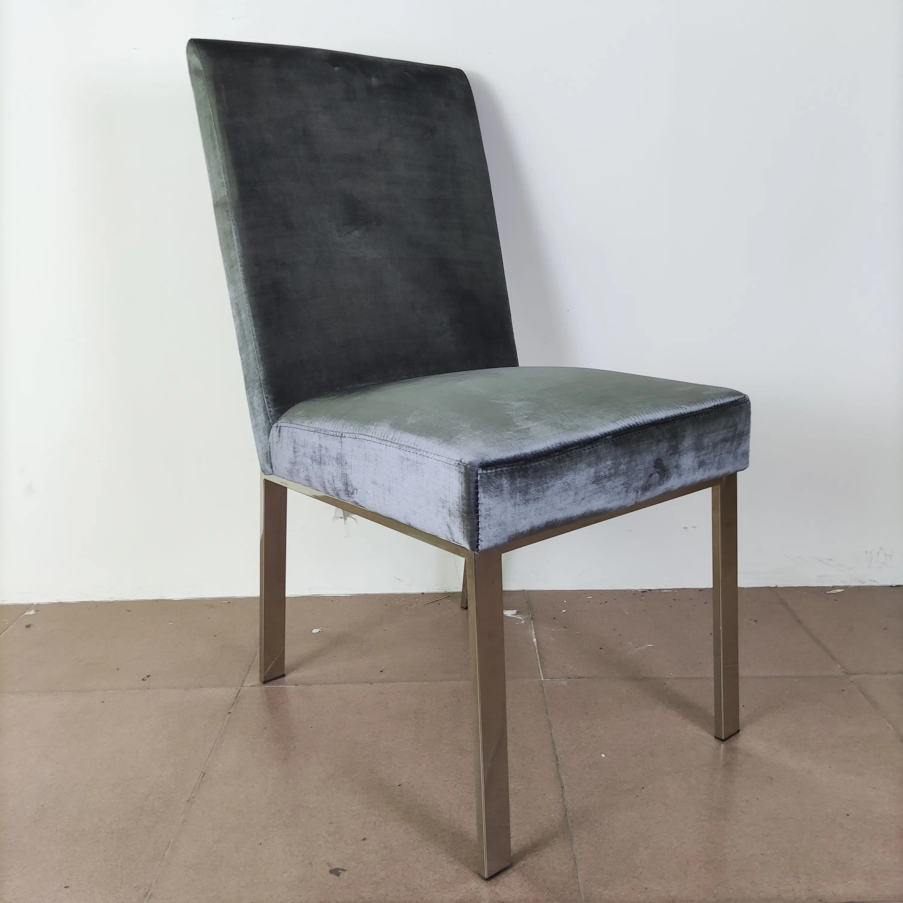 

Contemporary Visionnaire Dining Room Furniture Brass Brushed Luxury Stainless Steel Gold Dining Chair