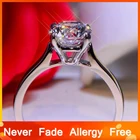 Кольцо женское из белого золота 18 К, карат