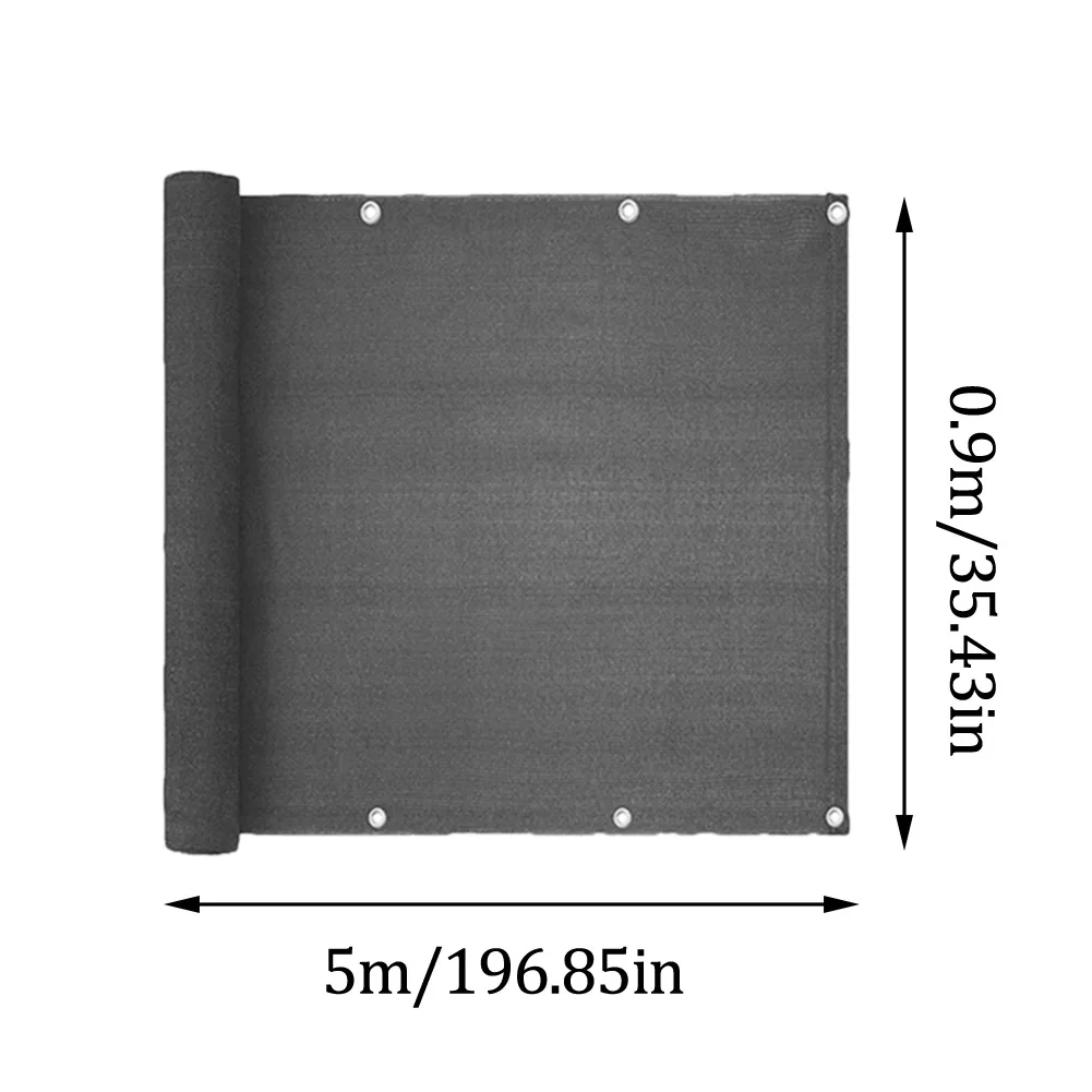 

5m Privacy Garden Fence Panel Cover Balcony Uv Protection Shade Screen Sunshade Screen Balcony Panel Protection Cover