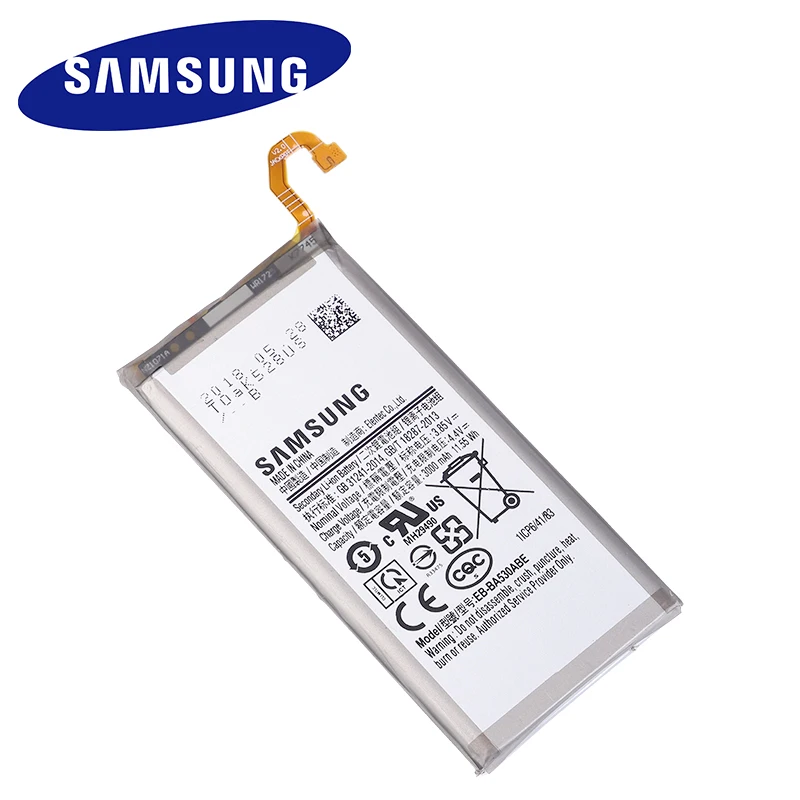 samsung запасной телефон батарея EB-BA530ABE для samsung Galaxy A8(A530) A530 SM-A530F 3000mAh