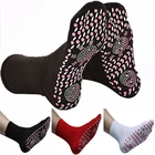 Самонагревающиеся Носки Унисекс для женщин и мужчин, удобные дышащие зимние теплые массажные носки для магнитной терапии
