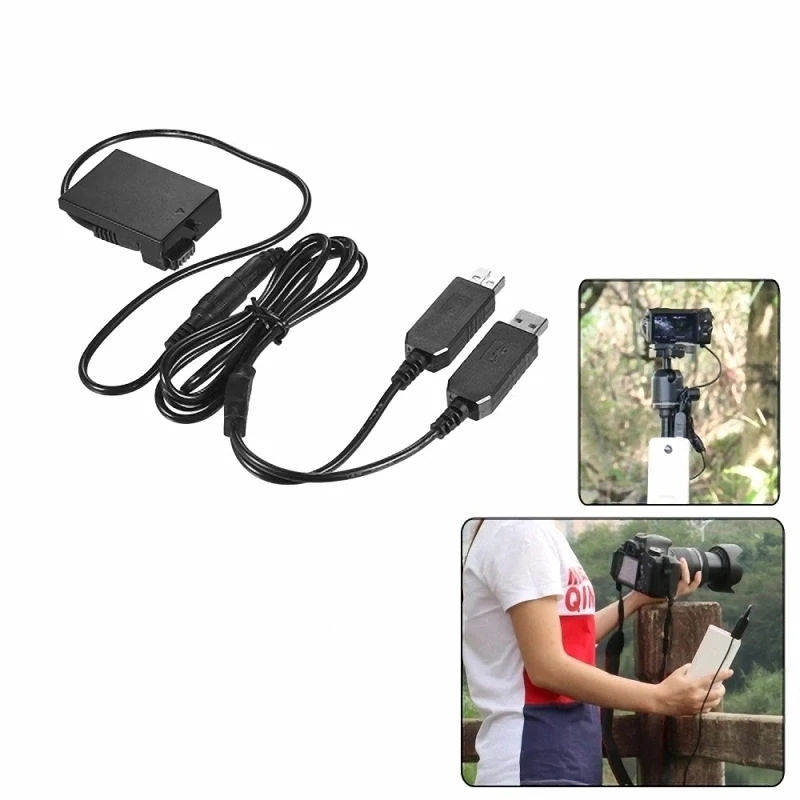 LP E8 DC муфта USB адаптер питания пустышка батарея камера зарядное устройство