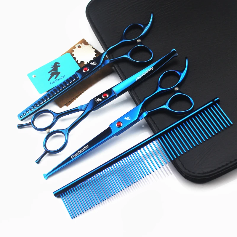 Набор парикмахерских ножниц для домашних животных 7 дюймов розовый набор