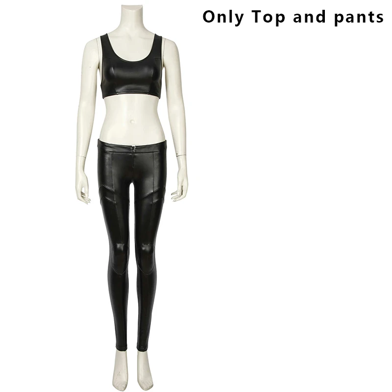Only top pants Marvel Bishoujo X-23 Cospaly Лаура Кинни костюм Росомахи Marvel X-мужчины: Evolution NYX#3 взрослые костюмы на Хэллоуин для женщин - Цвет: Only top pants