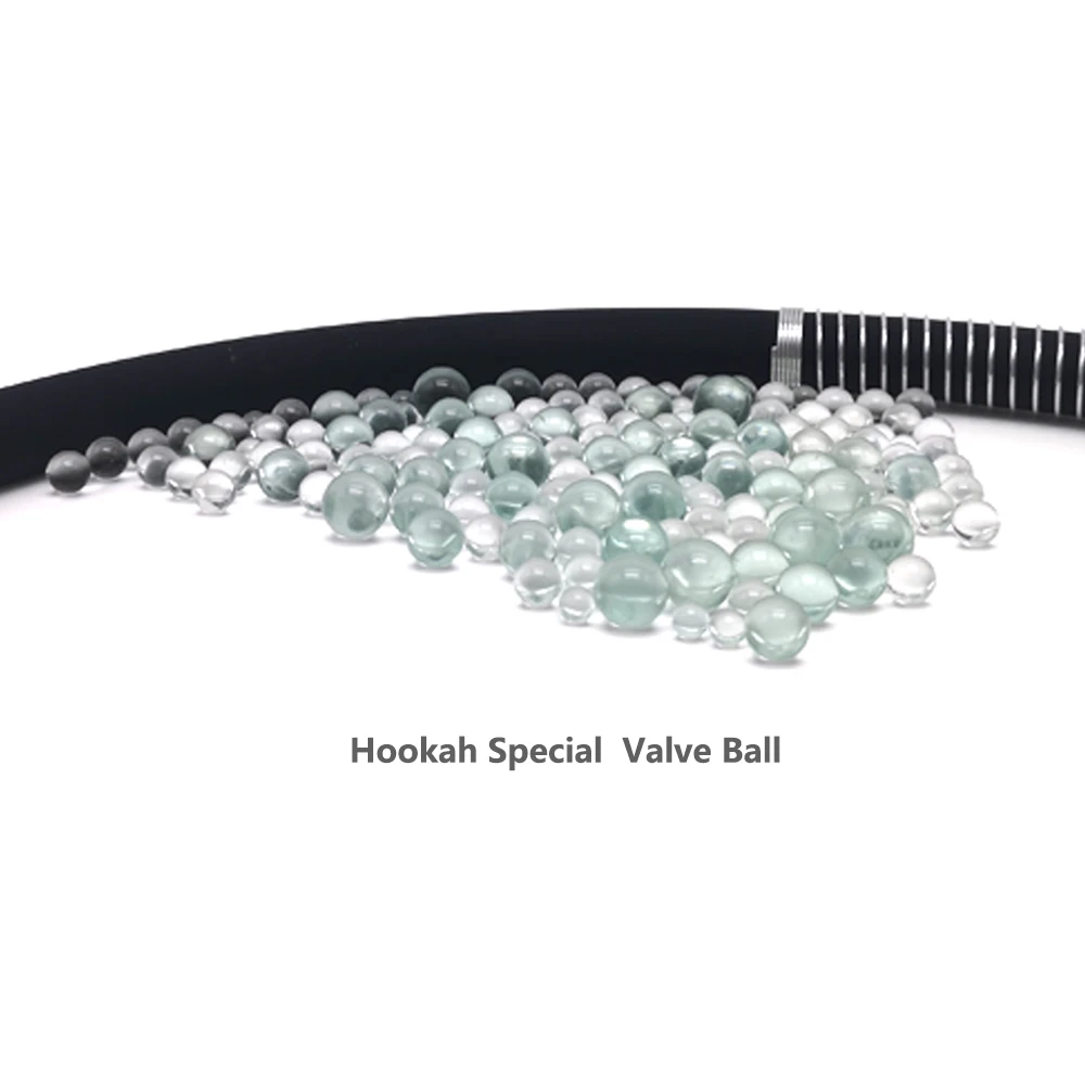 Прозрачный стеклянный шаровой клапан LOMINT для кальяна аксессуары 5 мм 6 7 8 9 10 11 12