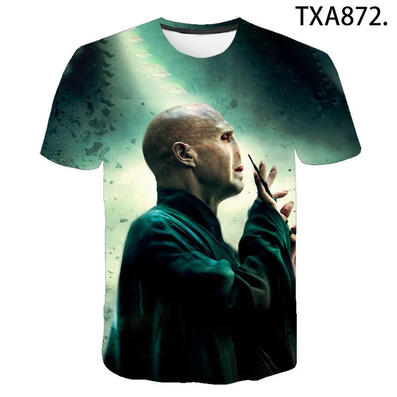 

New Summer 3D Print T Shirt Magic Movie Boy Girl Kids Fashion Streetwear Men Women Children Short Sleeve Cool Cotton Tops Tee