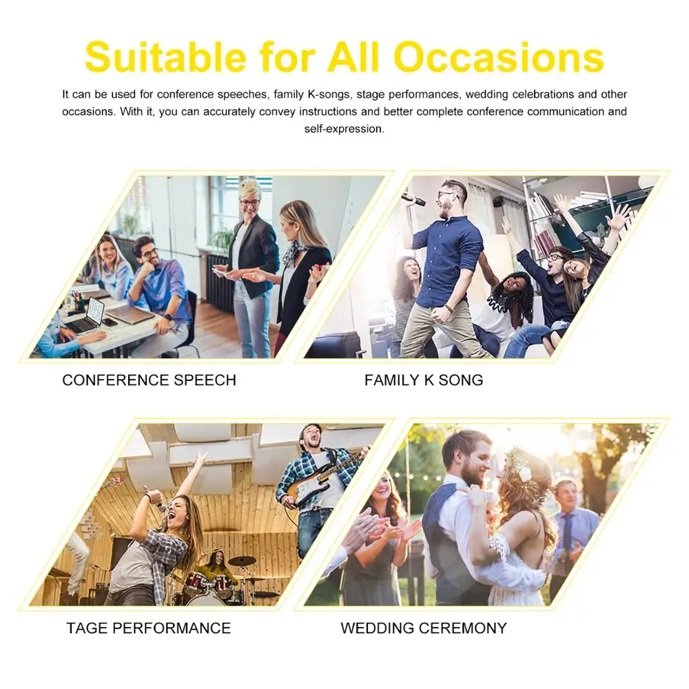 Профессиональная Беспроводная микрофонная система XTUGA 8 каналов УВЧ ручных