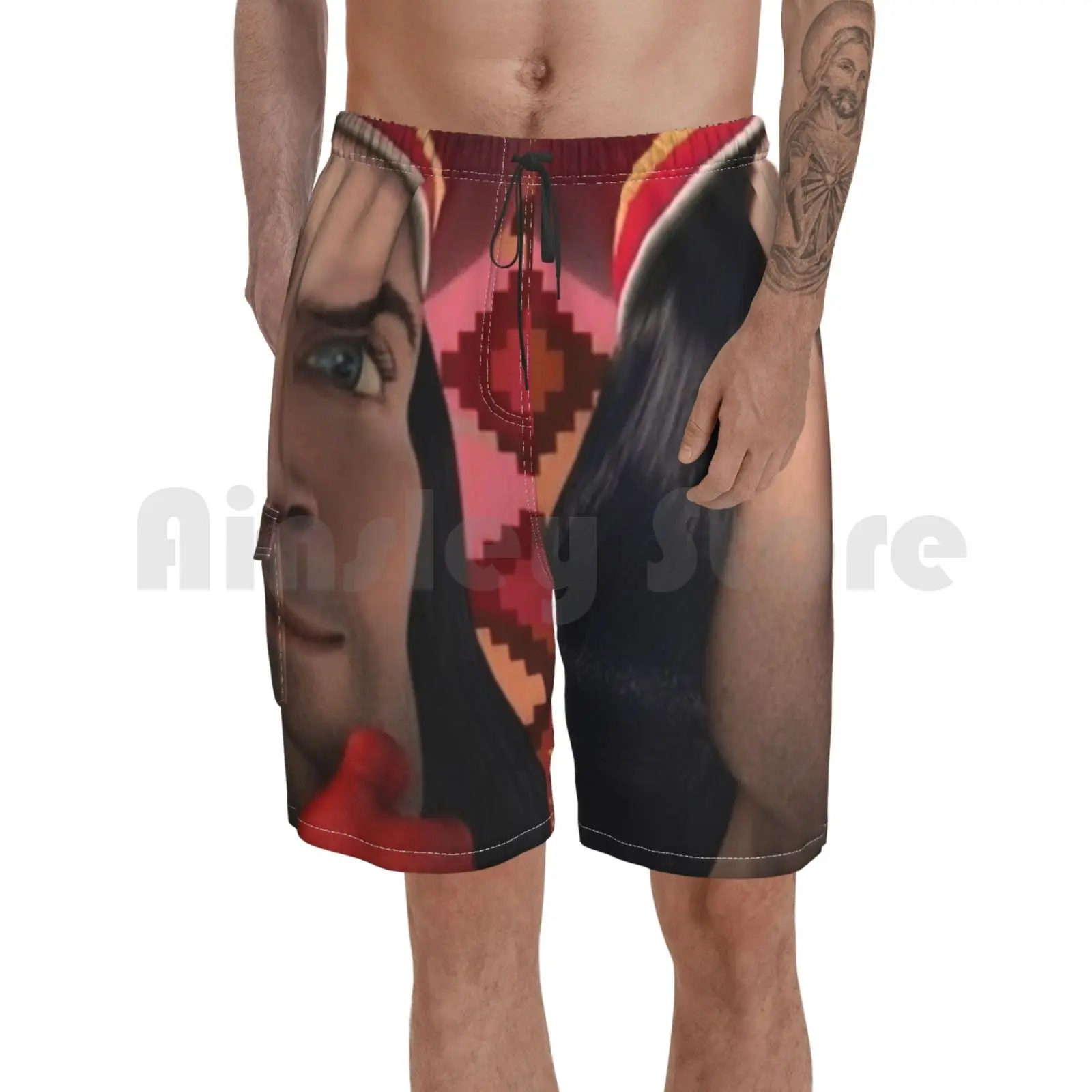 Lord Farquaad Beach Shorts Men Beach Pants Swimwear Lord Farquaad Farquad Father Daddy Papa Shrek Memes