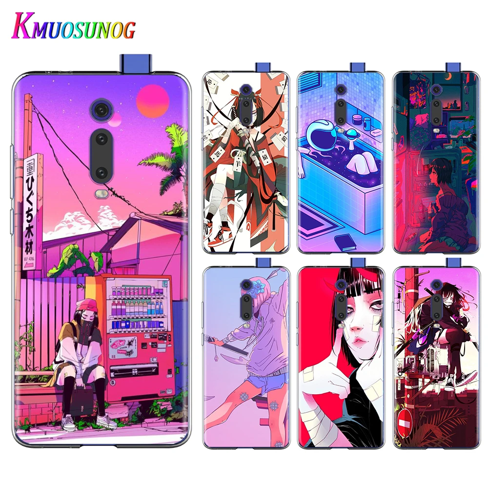 

Anime vaporwave aesthetic For Xiaomi Redmi 9I 9T 9A 9C 9 Prime 8A 8 7A 7 6A 6 5 5A 4X PRO Plus Transparent Soft Phone Case