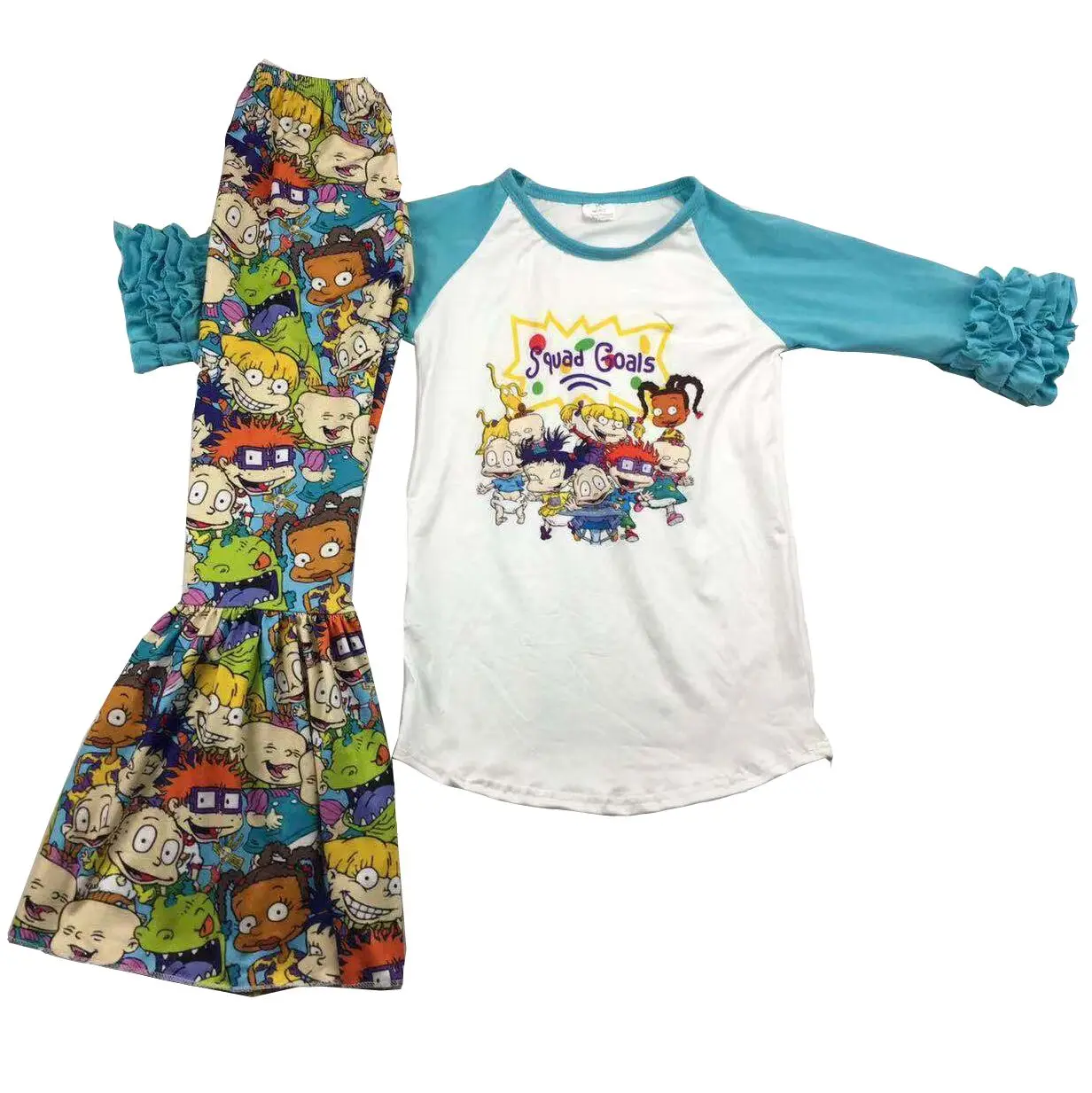 Хит продаж 2019 эксклюзивная одежда для малышей комплекты детской одежды с героями