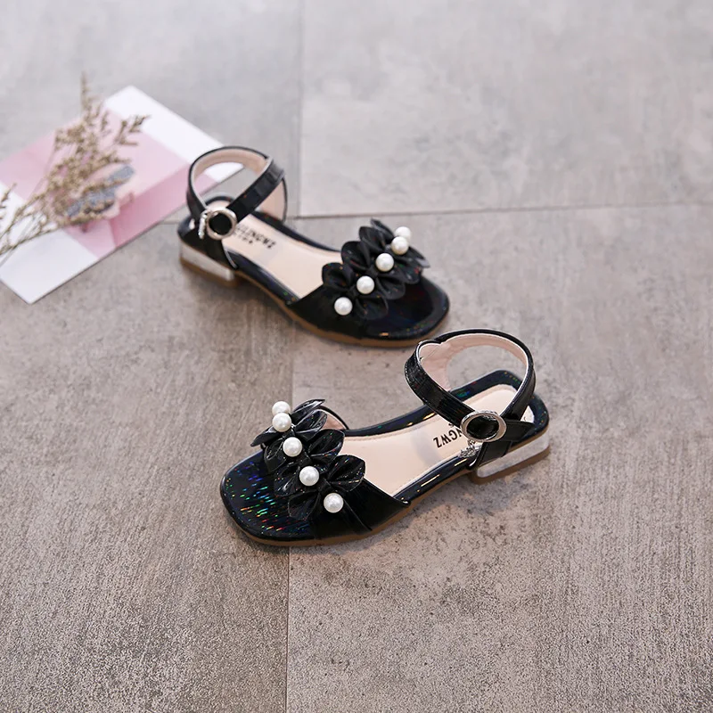 Girls' Sandals Summer Medium and Large Children's Soft Soles Primary School Students' Non Slip Girl Baby Princess Shoes | Обувь