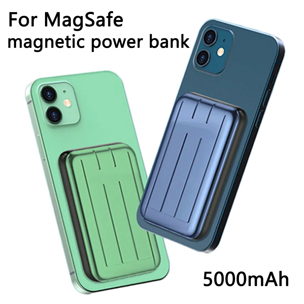 

Магнитное Беспроводное зарядное устройство Magsafing, внешний аккумулятор для Magsafe, зарядное устройство 10000 мАч, внешний аккумулятор для iPhone12 Pro ...