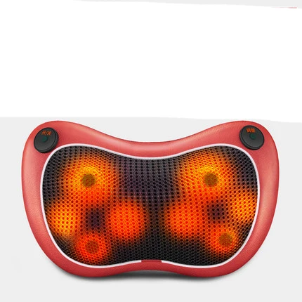 16/8 ролики шиацу Отопление Массажная подушка для шеи автомобиля дома