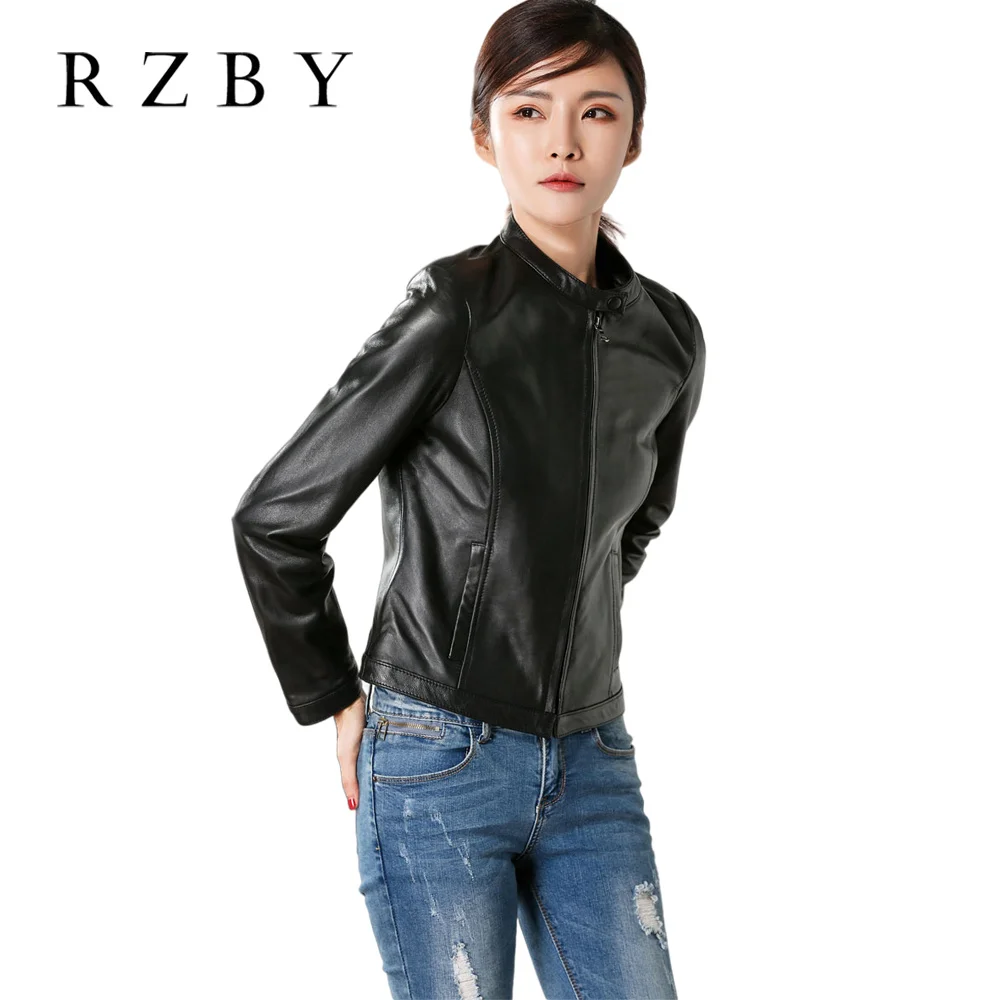 Женская куртка из 100% настоящей овечьей кожи, короткая на зиму 2021 года, базовая модель для женщин плюс размера, модель RZBY247.
