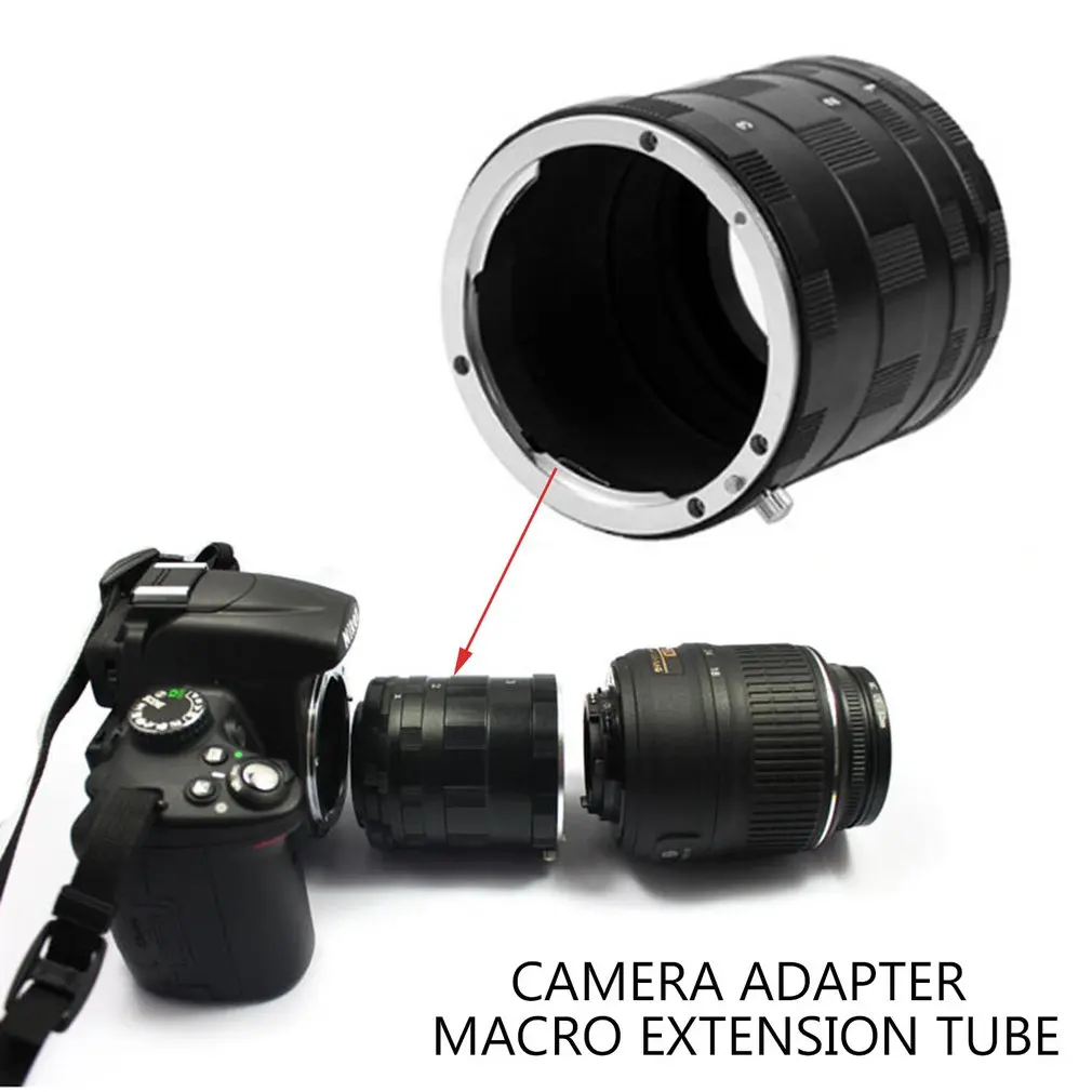 Удлинительное Кольцо для камеры макро адаптер Nikon d7000 d7100 d5300 d5200 d5100 d5000 d3200 d3100 d3000 d90