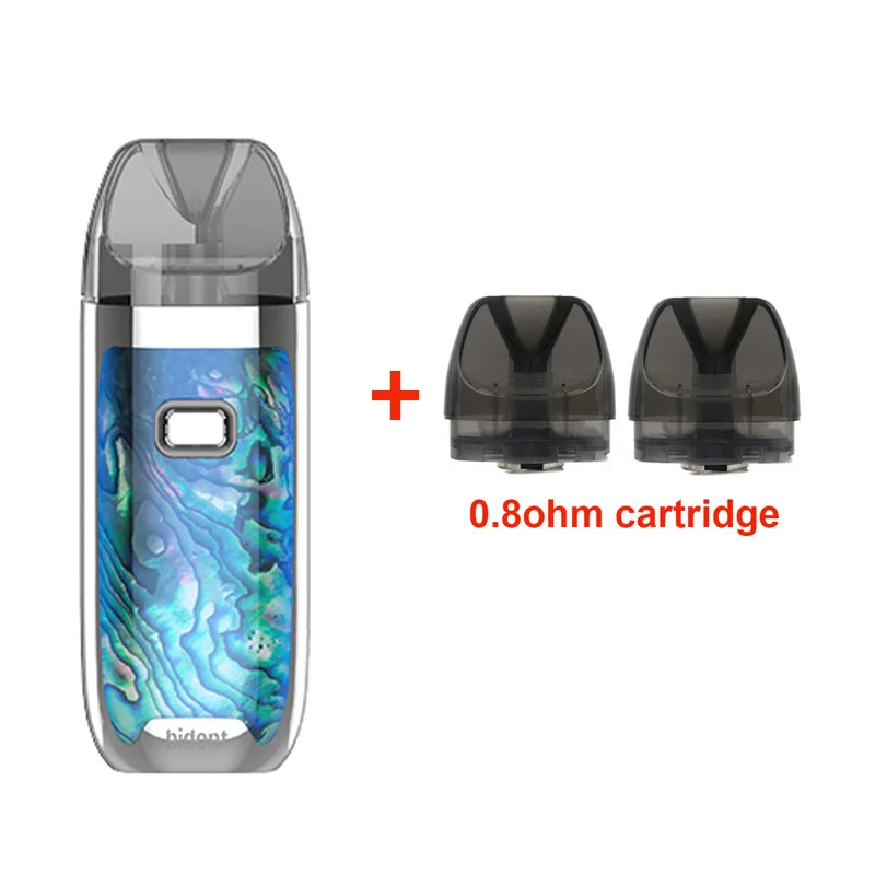 New arrival GeekVape Bident Kit with 950mAh Built-in Battery Dual Coil Pod System Kit 2ML/3.5ML POD MTL/DTL vape kit - Цвет: Silver with 0.8ohm