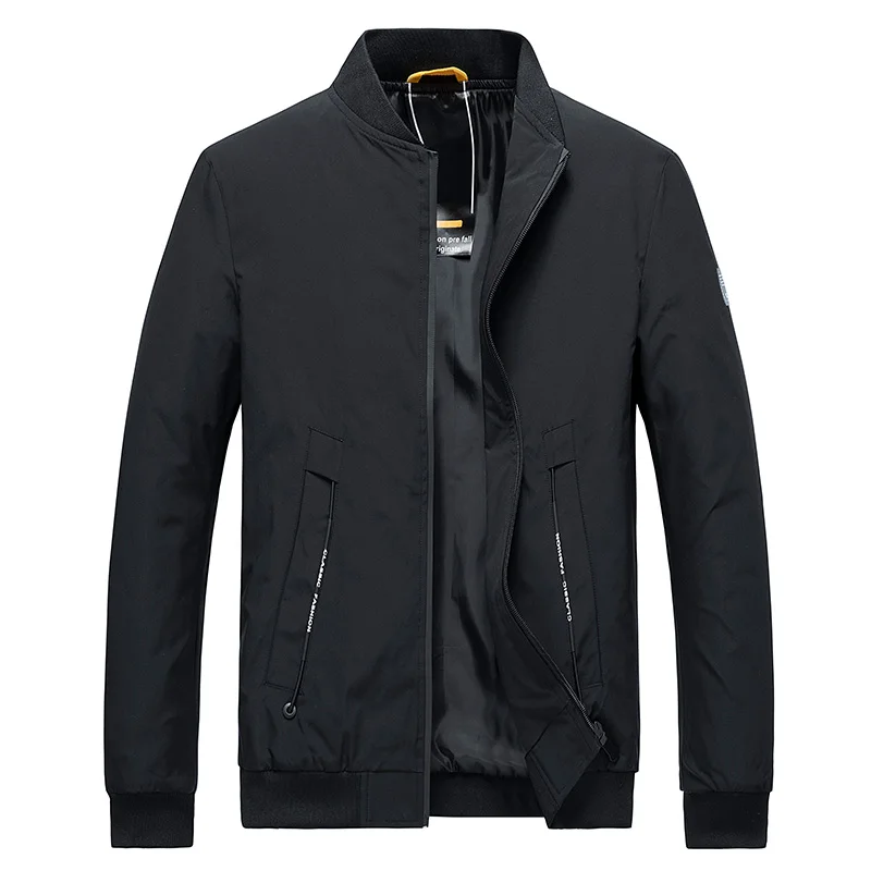 Ветровка мужская с воротником-стойкой модная повседневная куртка пальто уличная