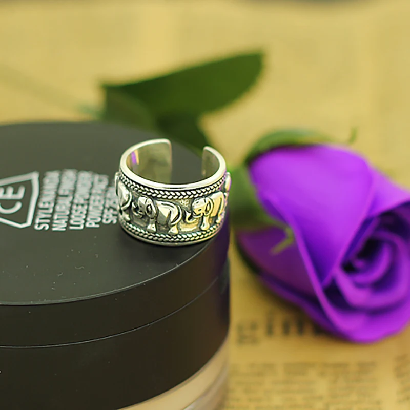 Новое поступление женское модное 925 пробы Серебряное винтажное панк тайское