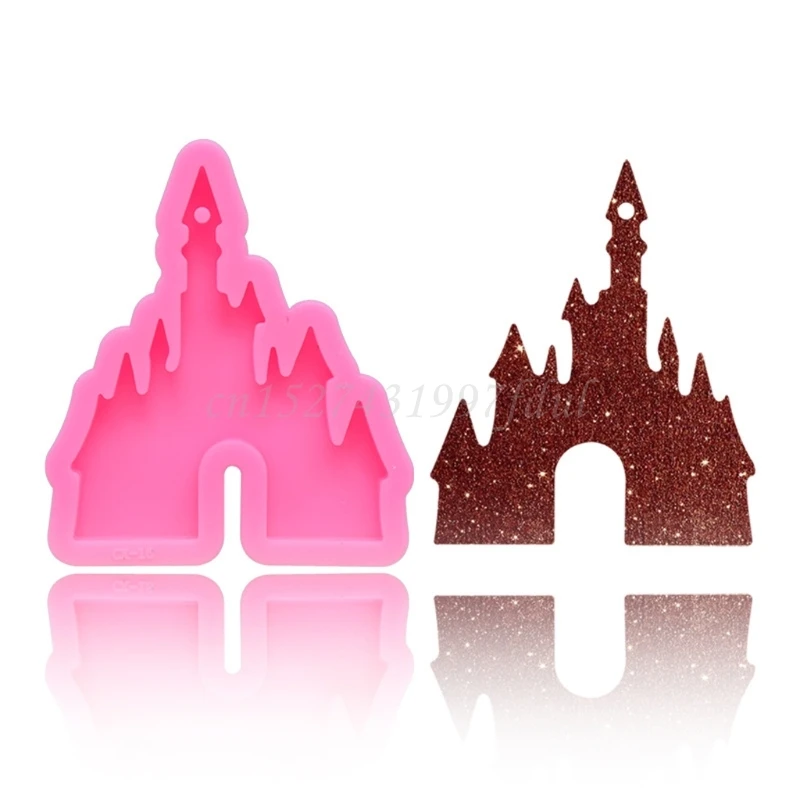 

Handmade Dolphin Butterfly MOM Castle Ribbon Bow Keychain Pendant Mold Resin Casting Silicone Molds Jewelry Making Tools