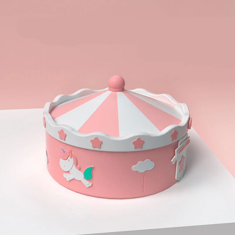 

Baby Pink Creative Multifunctional Teeth Storage Box Baby Teeth Preservation Souvenir Box Home Desktop Decoration For Gift LB783