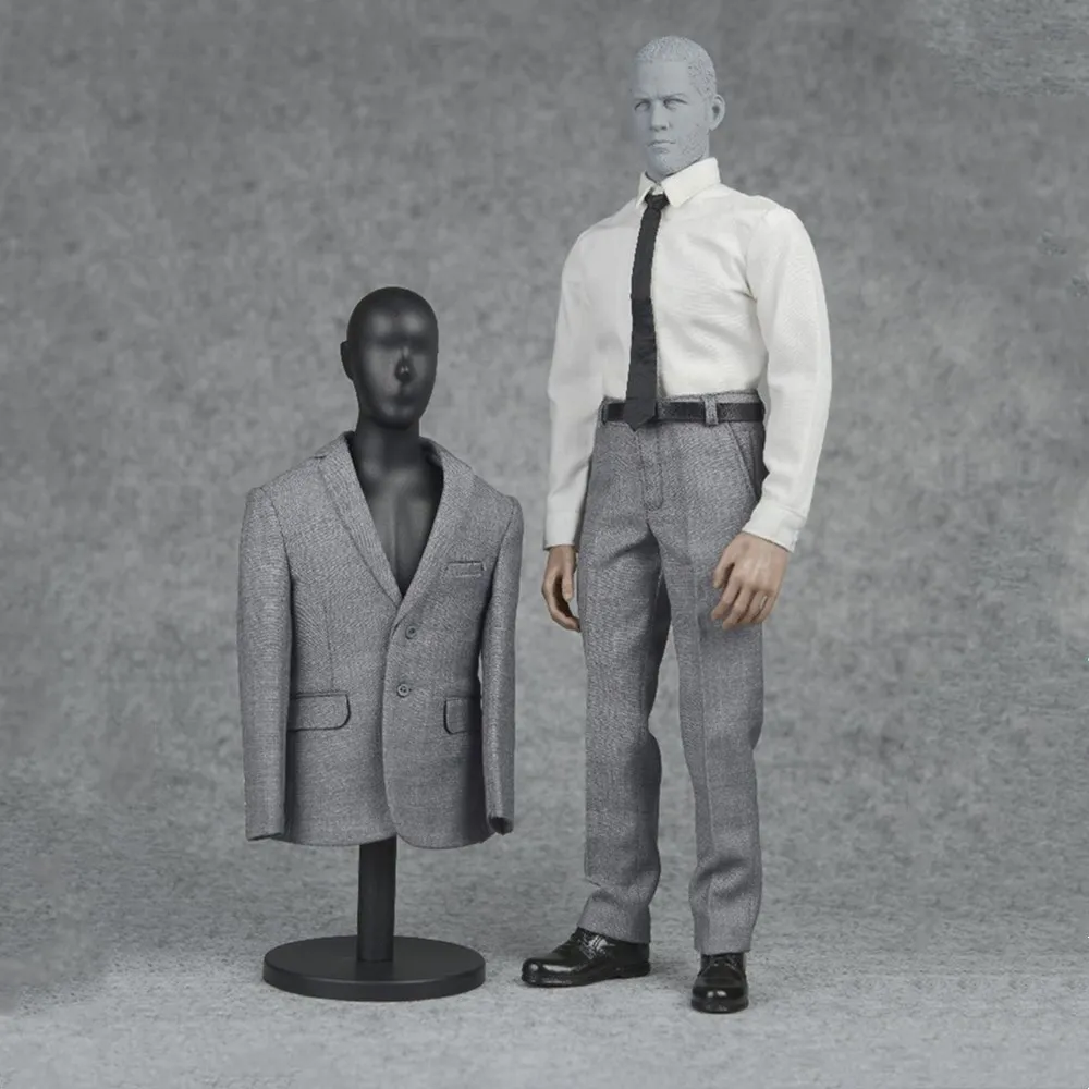 

Мужской кожаный костюм в масштабе 1/6, кожаная обувь, подходит для PH TBL 12-дюймовых экшн-фигурок, игрушечных моделей марионеток