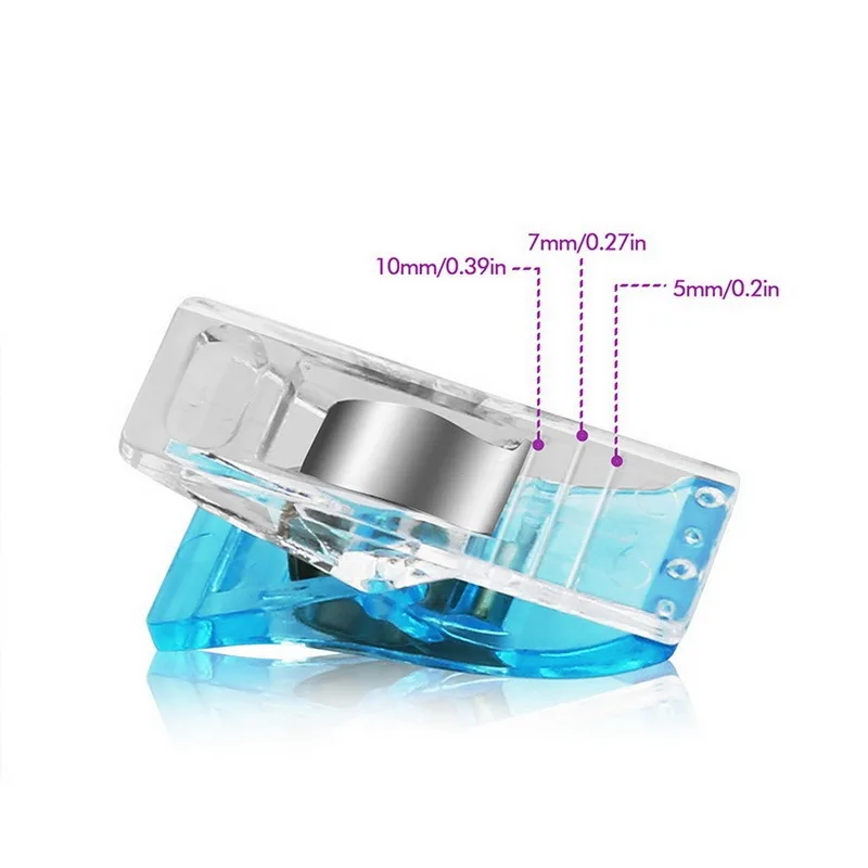 

High Quality 10pcs 27x10x15mm Multi Color Plastic Clips For Patchwork Sewing DIY Crafts Quilt Quilting Clip Tools Accessories